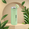 Outdoor Sport Water Bottle 400ml Leak Proof Bpa-free For Travel Cold And Hot Water Glass Water Bottle With Daily Water Intake For Gym And Children